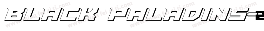 Black Paladins字体转换